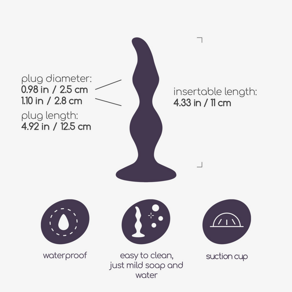 The Claw - Prostaat Massager Plug - Zwart - Afbeelding 4