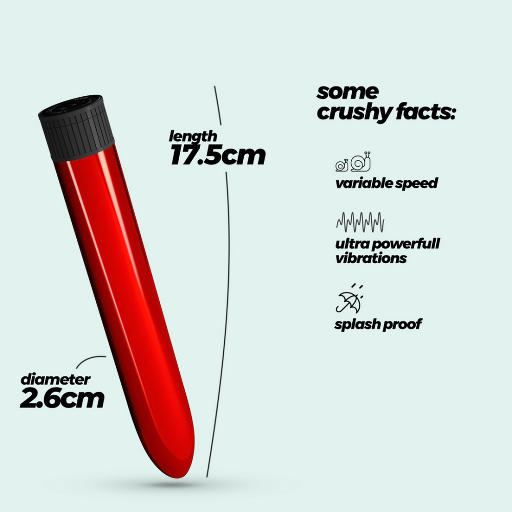 Classic Vibe - Classic Vibrator - Rood - Afbeelding 5