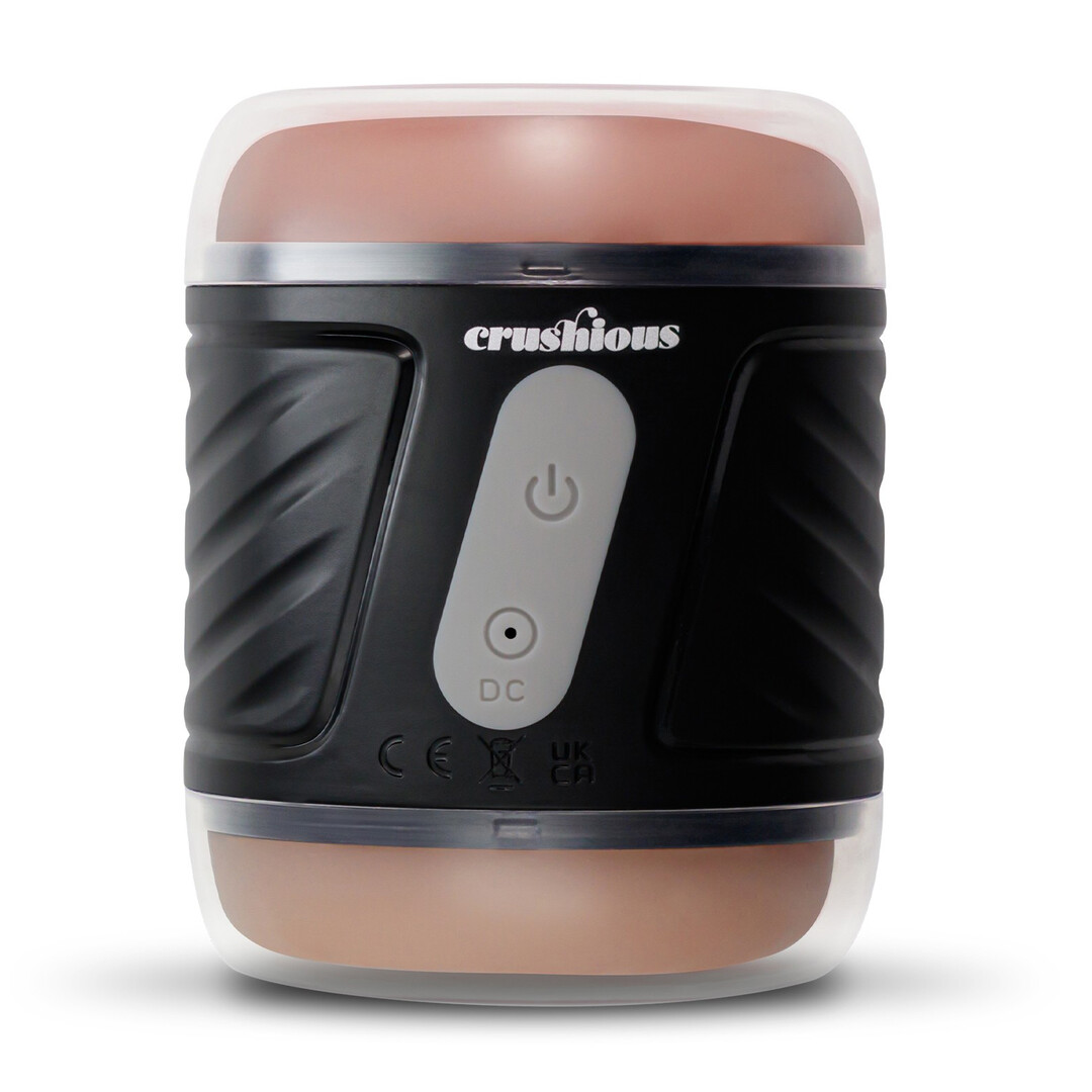 Dunk - Double Entry Masturbator with Vibration - Black - Afbeelding 5