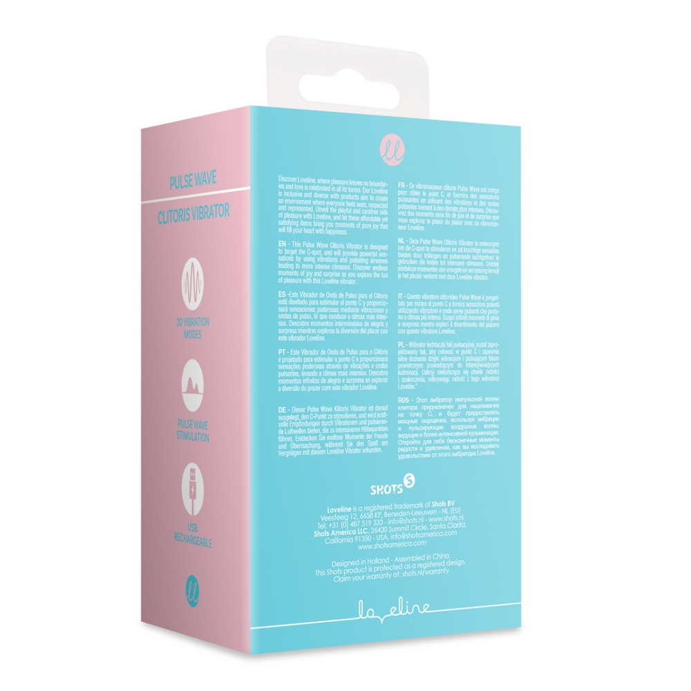 Pulse Wave Clitoris Vibrator - Arctic Blue - Afbeelding 3