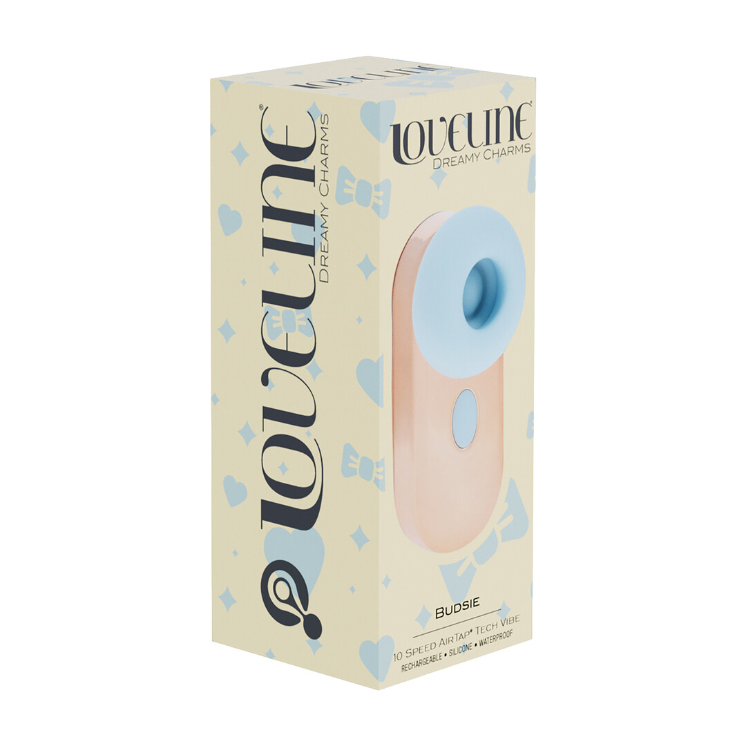 Budsie - Oordopjes-vormige AirTap Vibrator - Blauw - Afbeelding 2