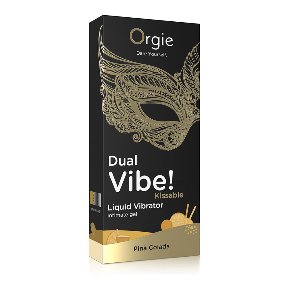 Dual Vibe! Kissable Liquid Vibrator - Pina Colada - 0,5 fl oz / 15 ml - Afbeelding 3
