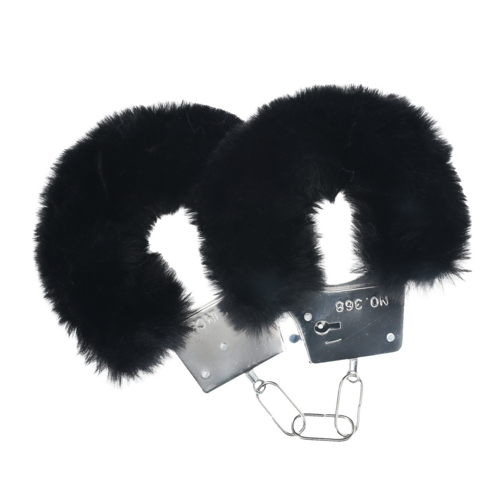 Classic Fluffy Handboeien - Zwart - Afbeelding 3