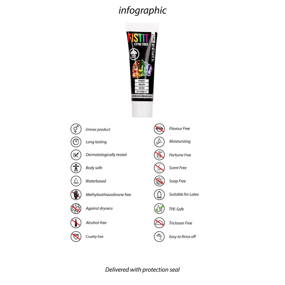 Extra Dikke Glijmiddel - Rainbow - 0,8 fl oz / 25 ml - Afbeelding 3