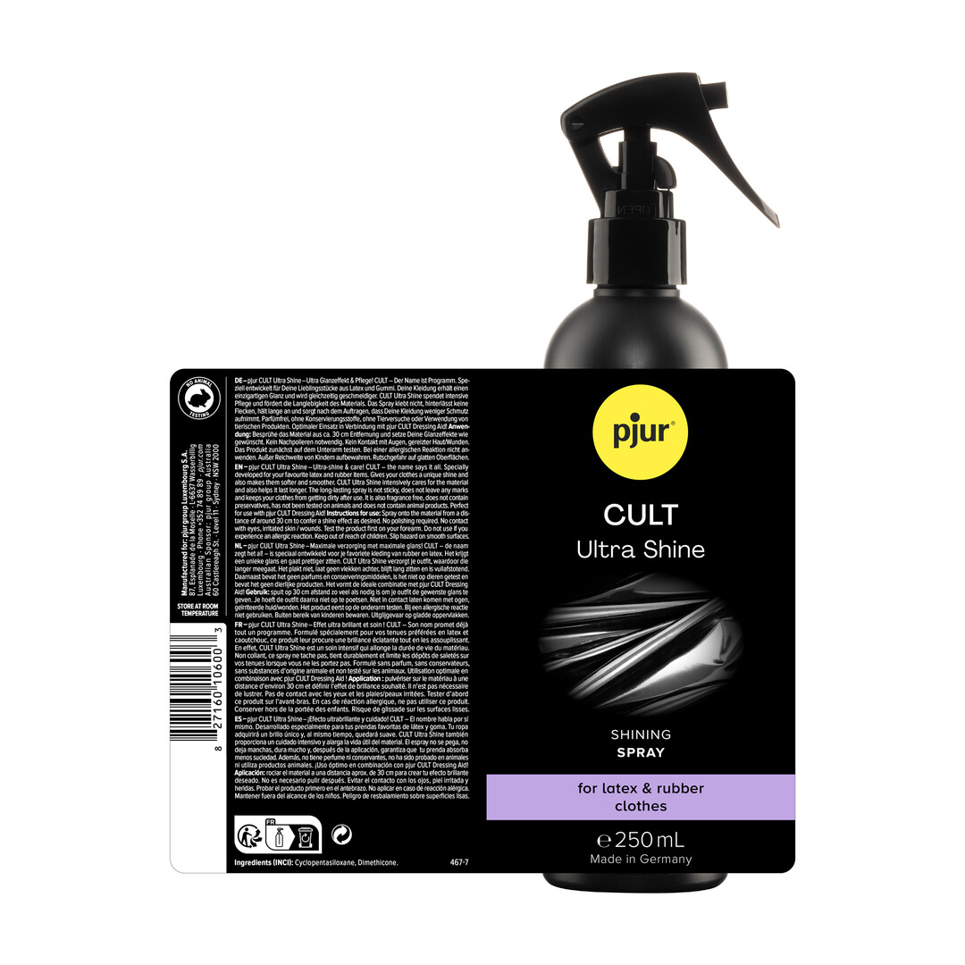Cult Ultra Shine - Glansspray voor Rubber en Latex Kleding - 250 ml - Afbeelding 2