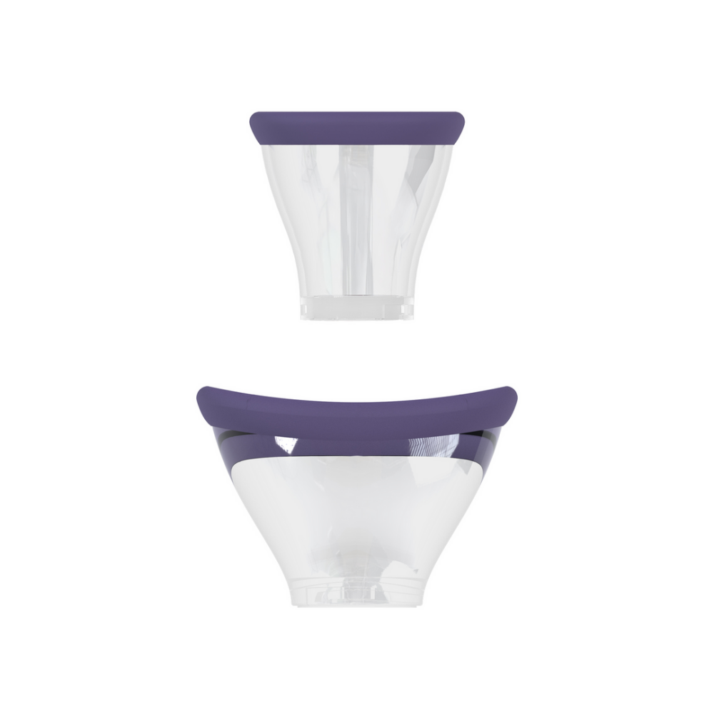 Exquisite - Oplaadbare Vulva en Borst Pomp - Paars - Afbeelding 5