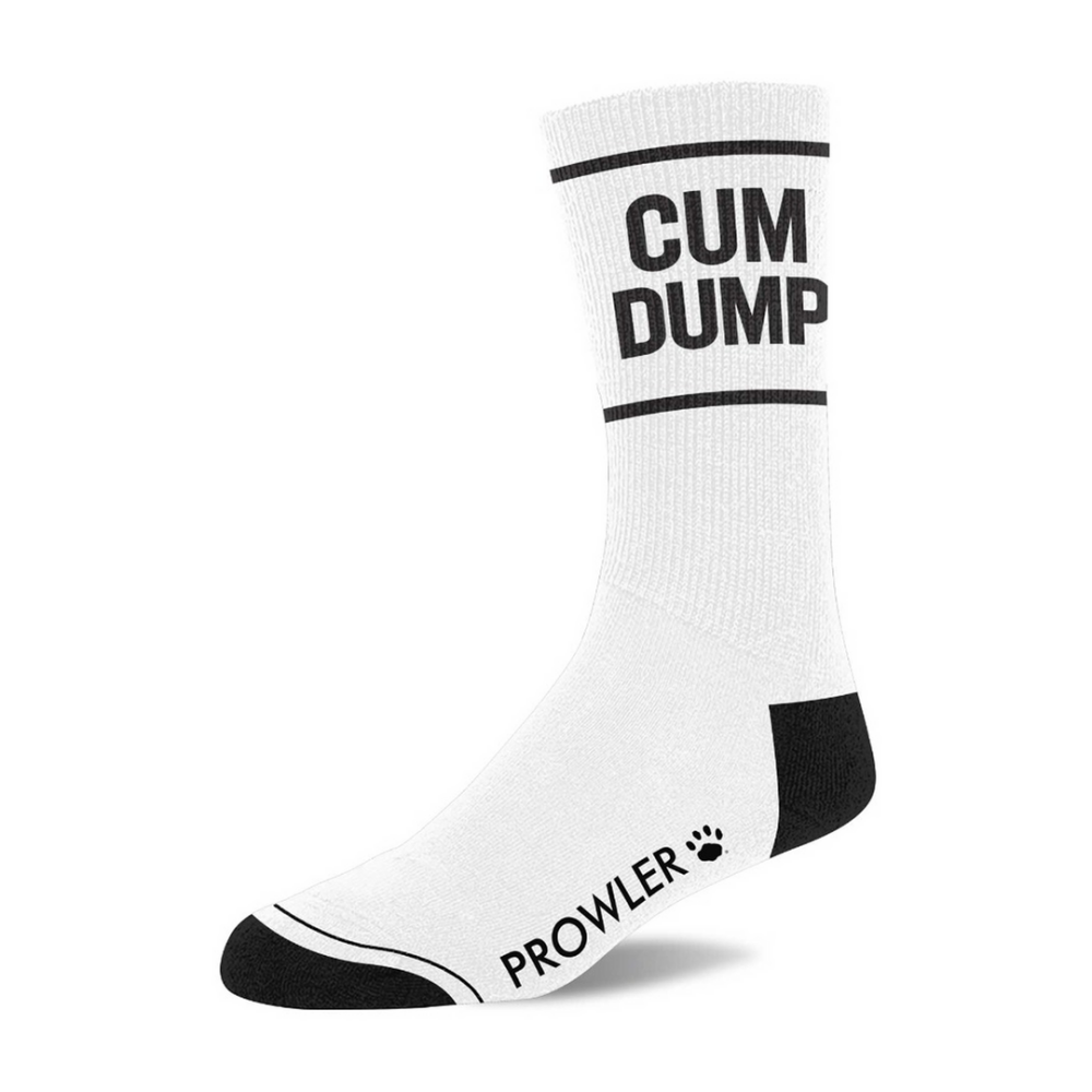 Cum Dump Sokken - Wit/Zwart - Afbeelding 2