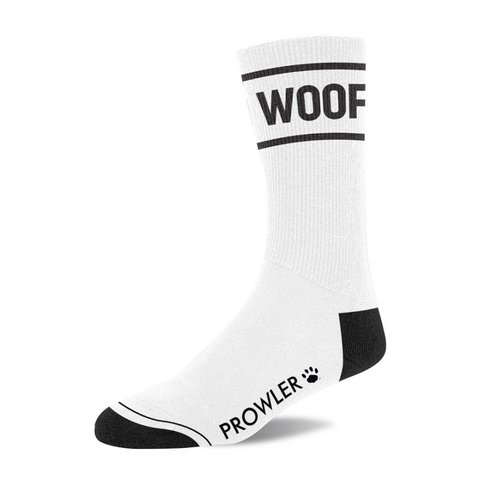 WOOF Sokken - Wit/Zwart - Afbeelding 2