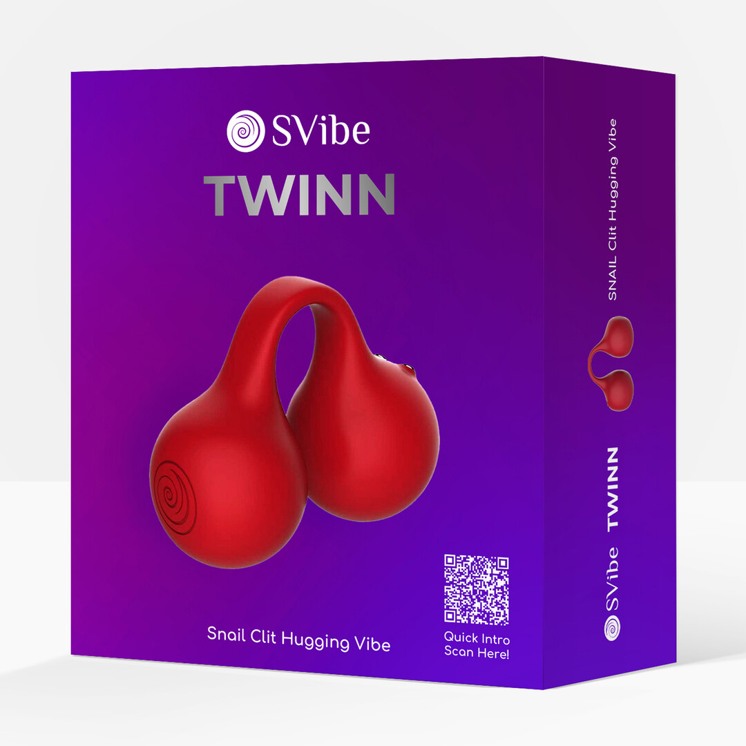 TWINN - Vinger Vibrator - Kers - Afbeelding 2