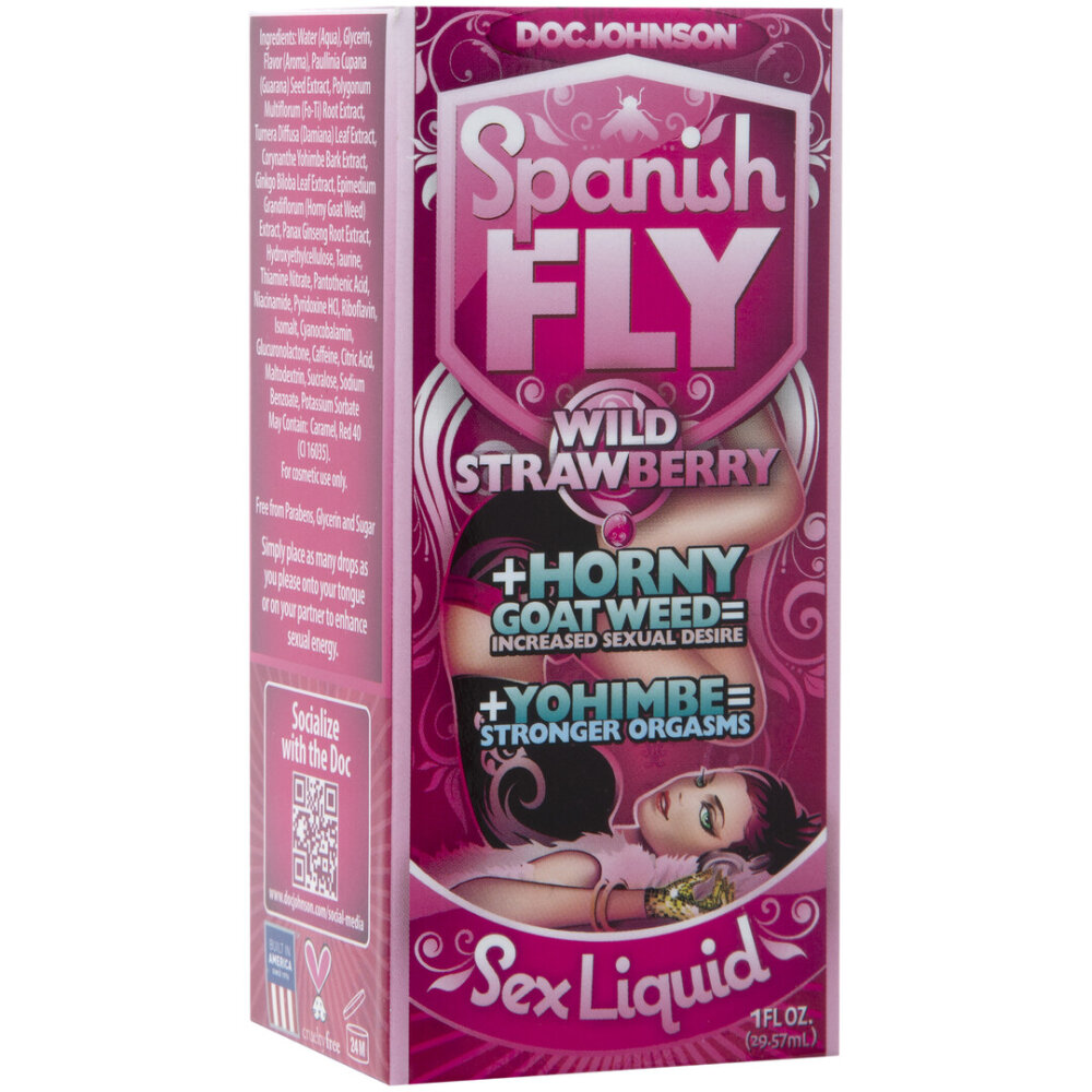 Sex Drops - Stimulerende Druppels - Wilde Aardbei - 1 fl oz / 30 ml - Afbeelding 2