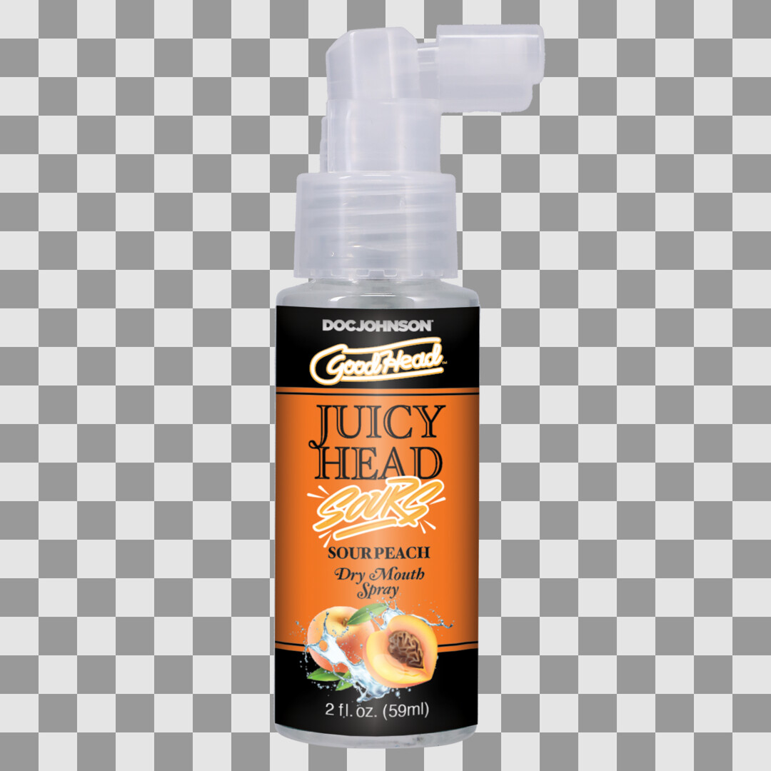 Juicy Head - Dry Mouth Spray - Sour Peach - 2 fl oz / 59 ml