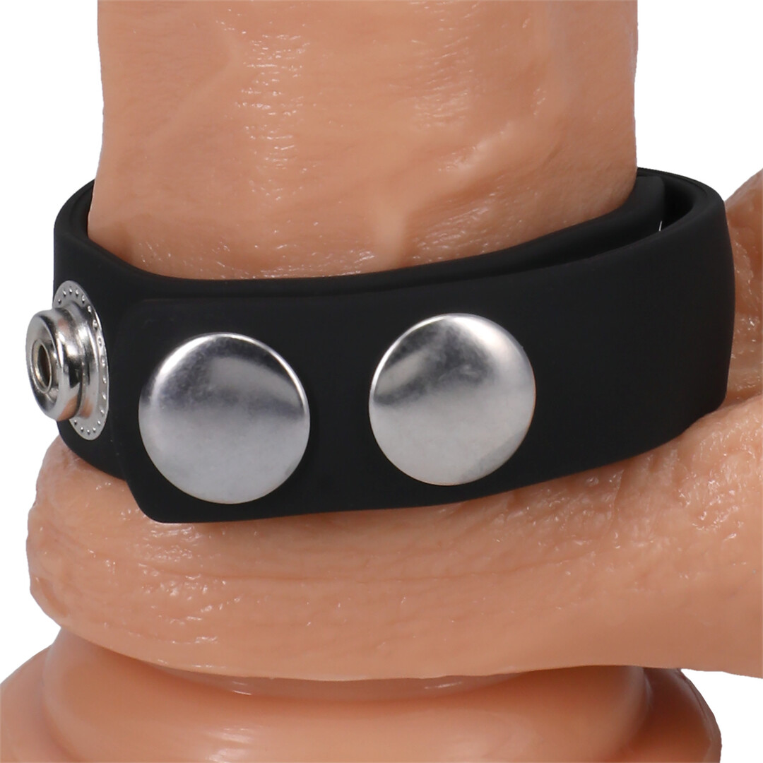 De Silicone 5 Snap - Cockring - Afbeelding 4