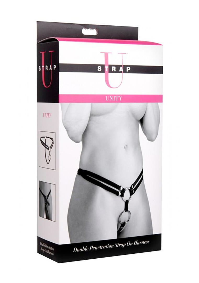 Unity - Double Penetration Strap-On Harness Unity - Dubbelpenetratie Strap-On Harnas - Afbeelding 2