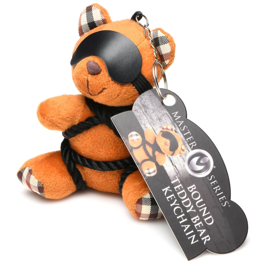 Touw Teddybeer Sleutelhanger - Bruin - Afbeelding 2