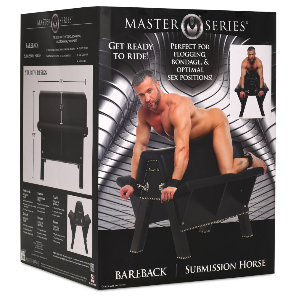 Bareback - Submission Horse - Zwart - Afbeelding 4