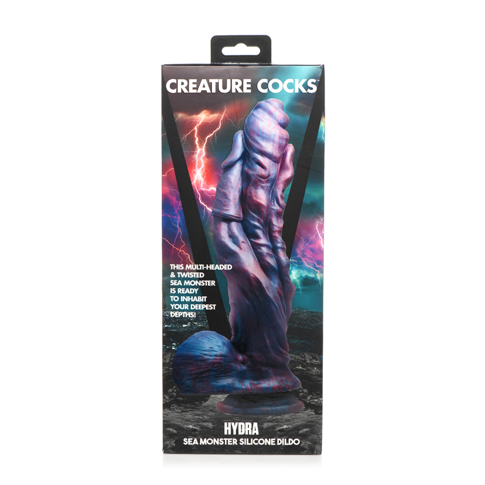 Hydra Sea Monster - Silicone Dildo - Paars - Afbeelding 2