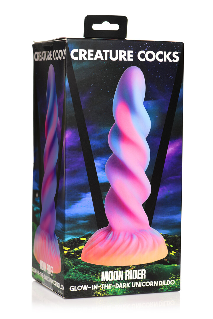 Moon Rider - Glow-in-the-Dark Eenhoorn Dildo - Afbeelding 2