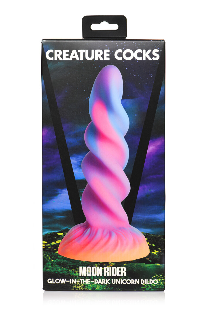 Moon Rider - Glow-in-the-Dark Eenhoorn Dildo - Afbeelding 3