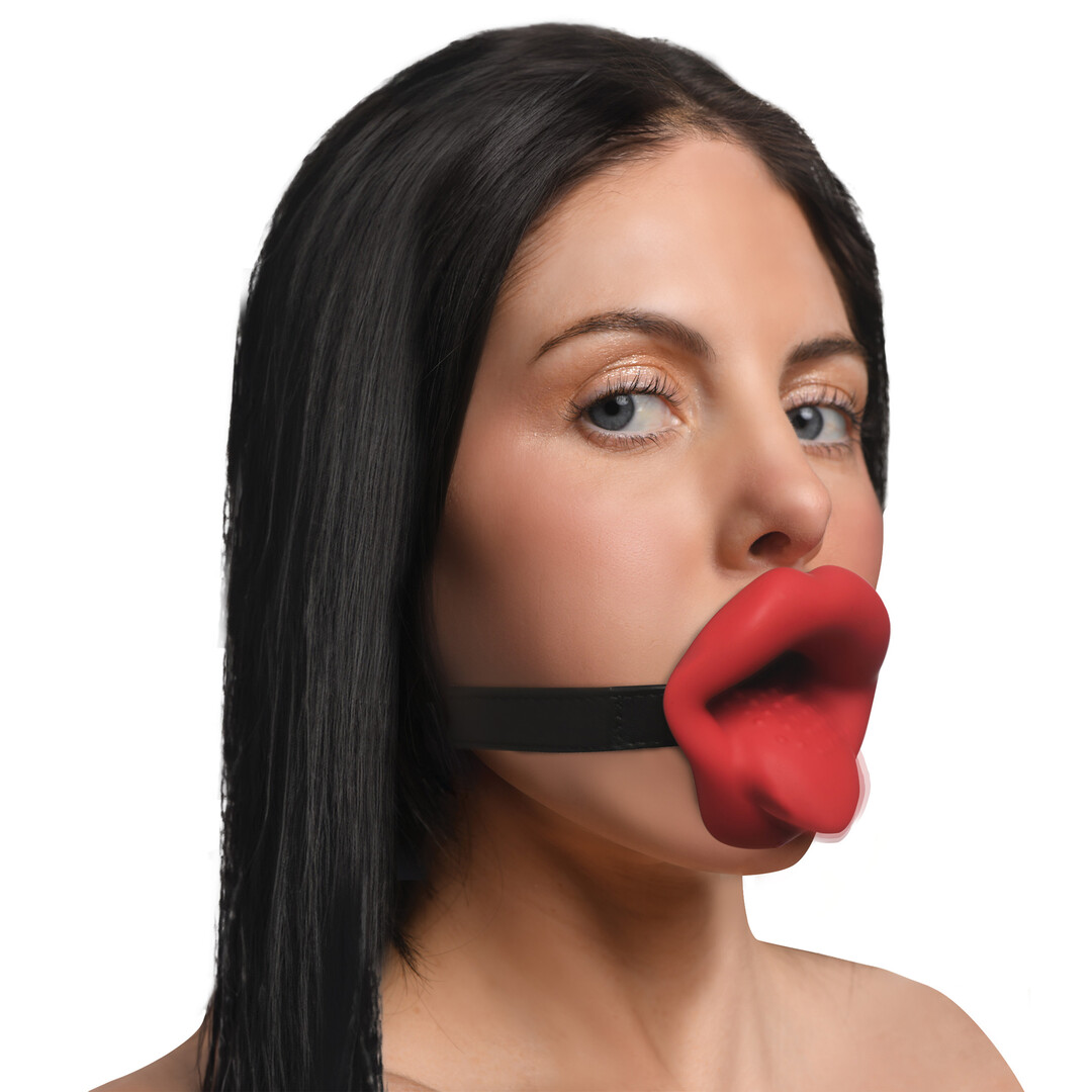 Sissy - Vibrerende Mondknevel - Rood - Afbeelding 4