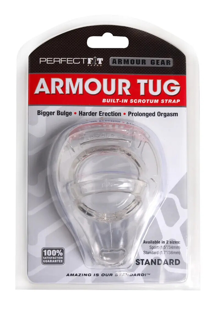 Armor Tug - Cockring met Ball Strap - Afbeelding 2