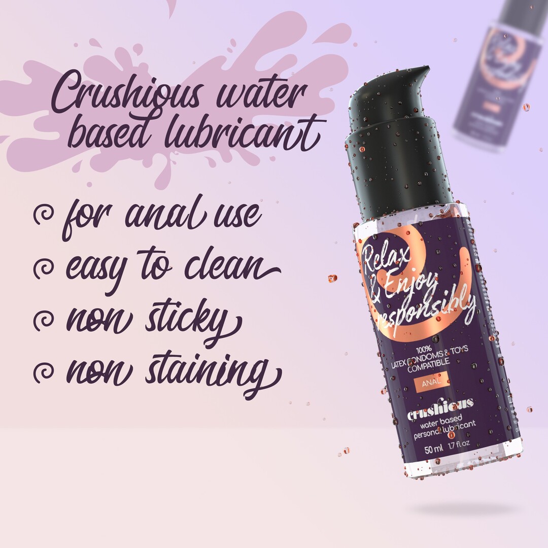 Waterbasis Anale Glijmiddel - 1,7 fl oz / 50 ml - Afbeelding 3