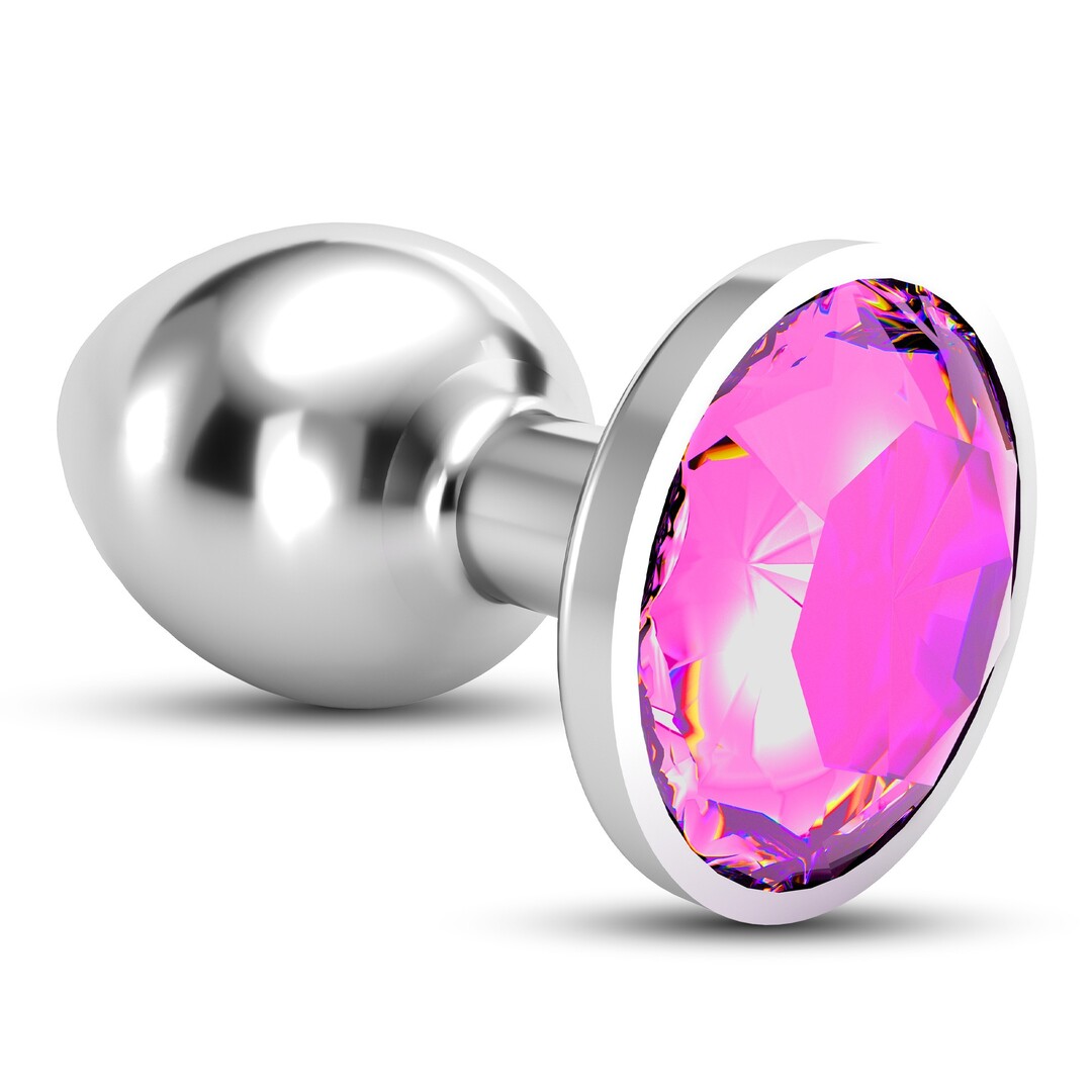 Bijou - Anale Sieraad Plug - Groot - Roze - Afbeelding 4