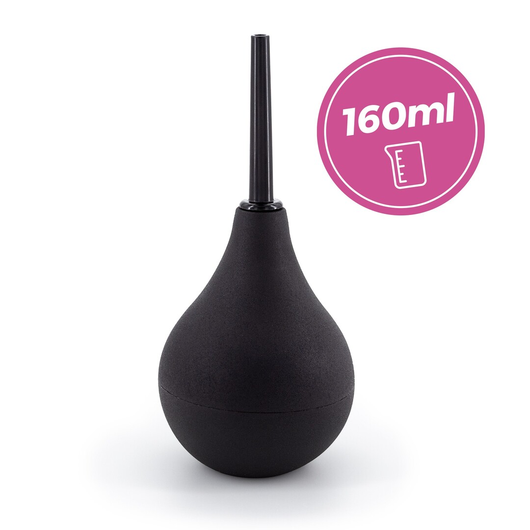 Mega Douche - Anale Douche - 160 ml - Zwart - Afbeelding 3