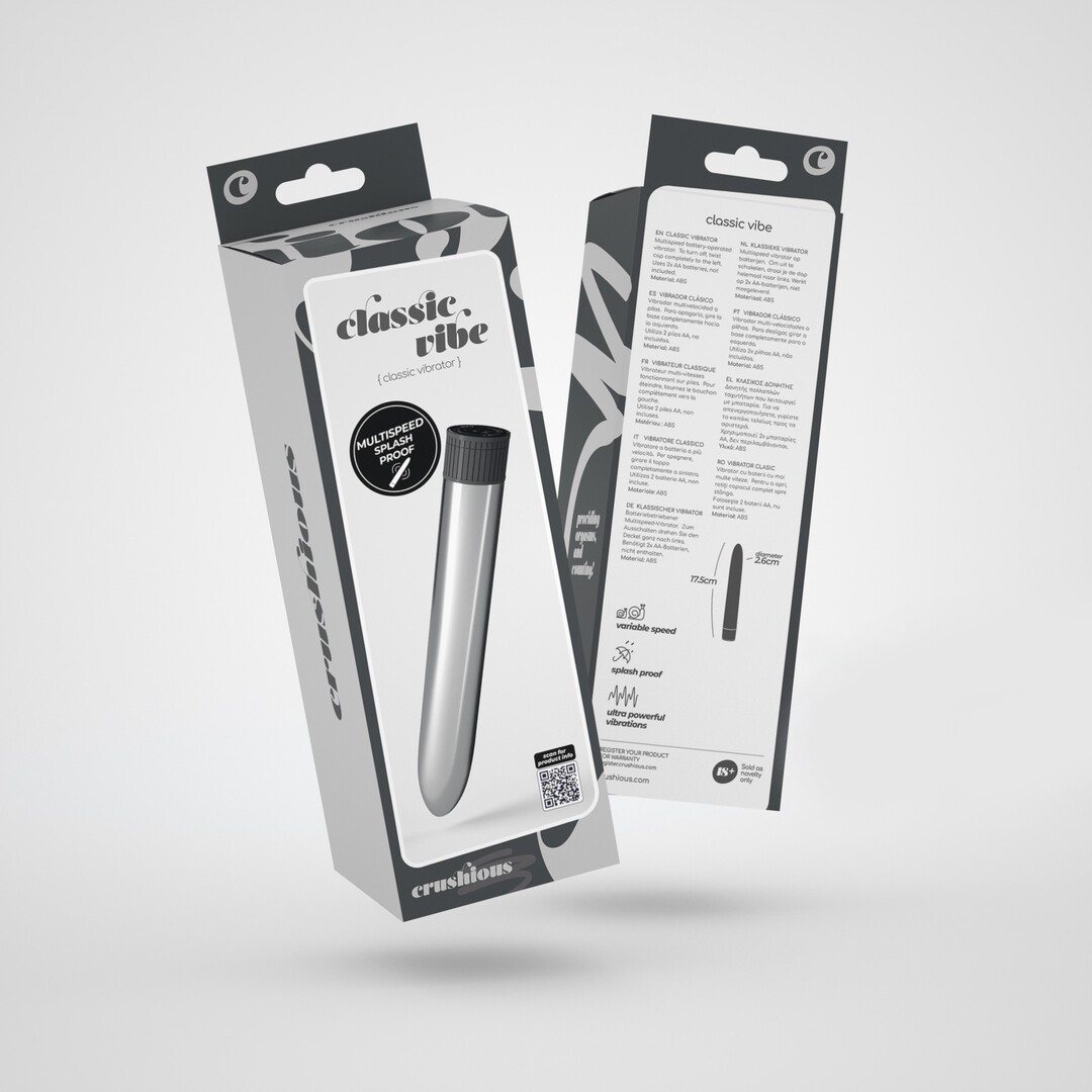 Classic Vibe - Classic Vibrator - Zilver - Afbeelding 2