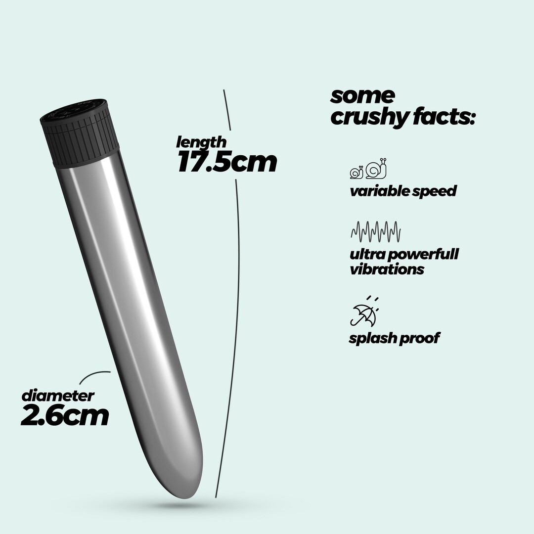 Classic Vibe - Classic Vibrator - Zilver - Afbeelding 4