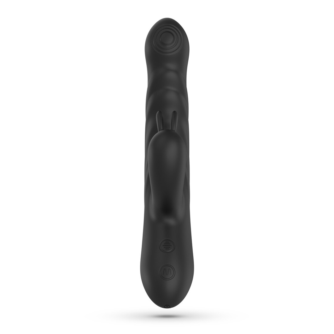 Lapin - Duwende Konijnen Vibrator - Zwart - Afbeelding 4