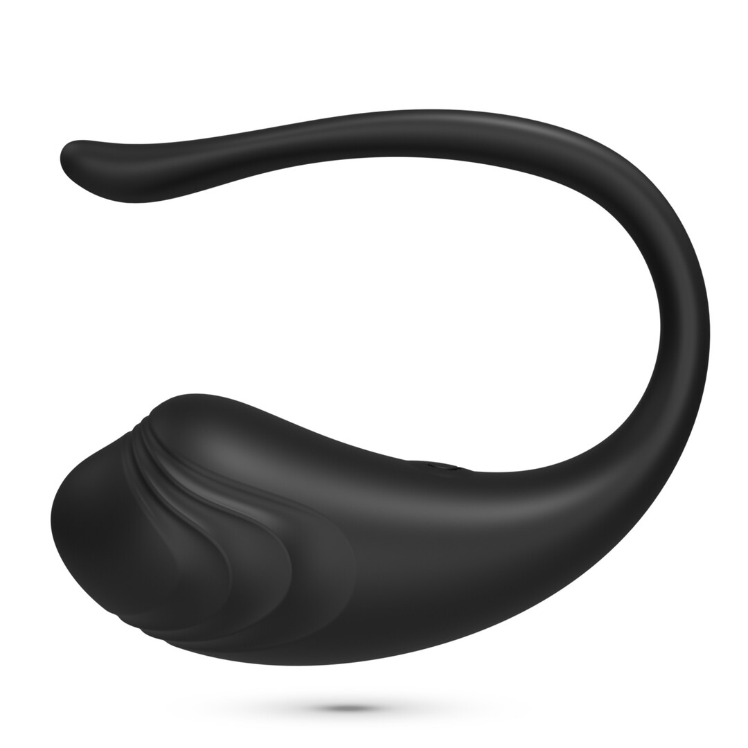 Tamago - Oplaadbaar Vibrerend Ei met Afstandsbediening - Zwart - Afbeelding 3