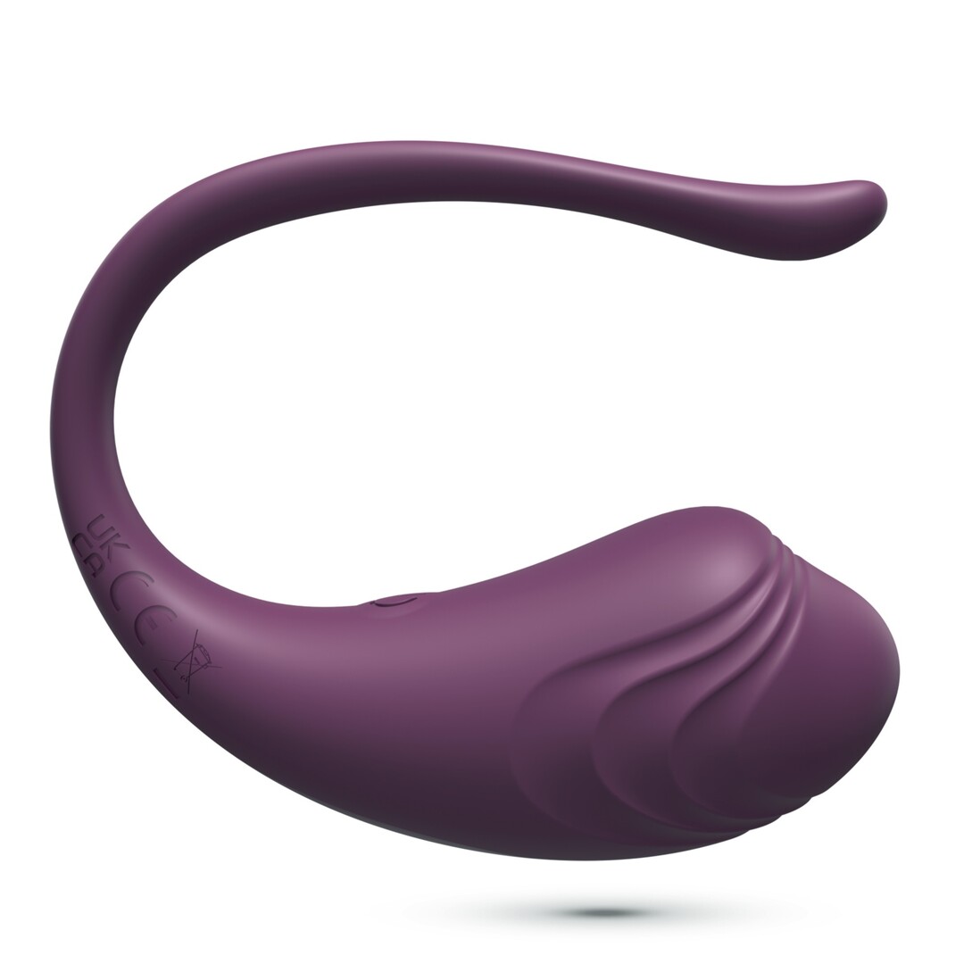 Tamago - Oplaadbaar Vibrerend Ei met Afstandsbediening - Paars - Afbeelding 4