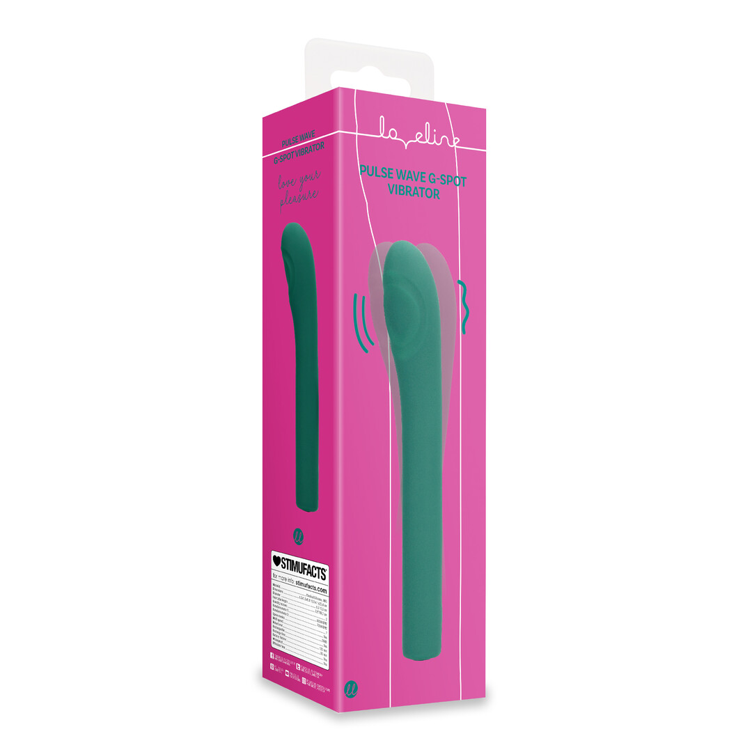 Pulse Wave G-Spot Vibrator - Groene Kristal - Afbeelding 2