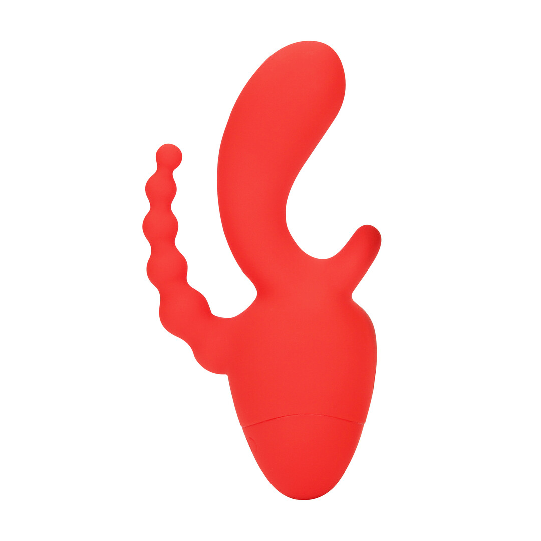 Mini Drie-in-één Stimulator - Scarlet Kiss - Afbeelding 4