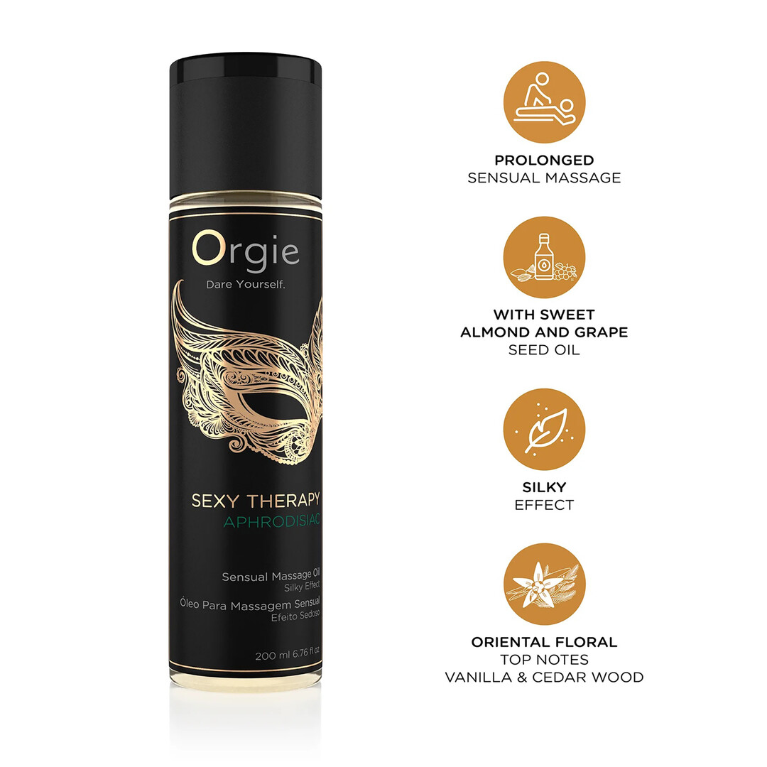Sexy Therapy Aphrodisiac - Massageolie - 7 fl oz / 200 ml - Afbeelding 2