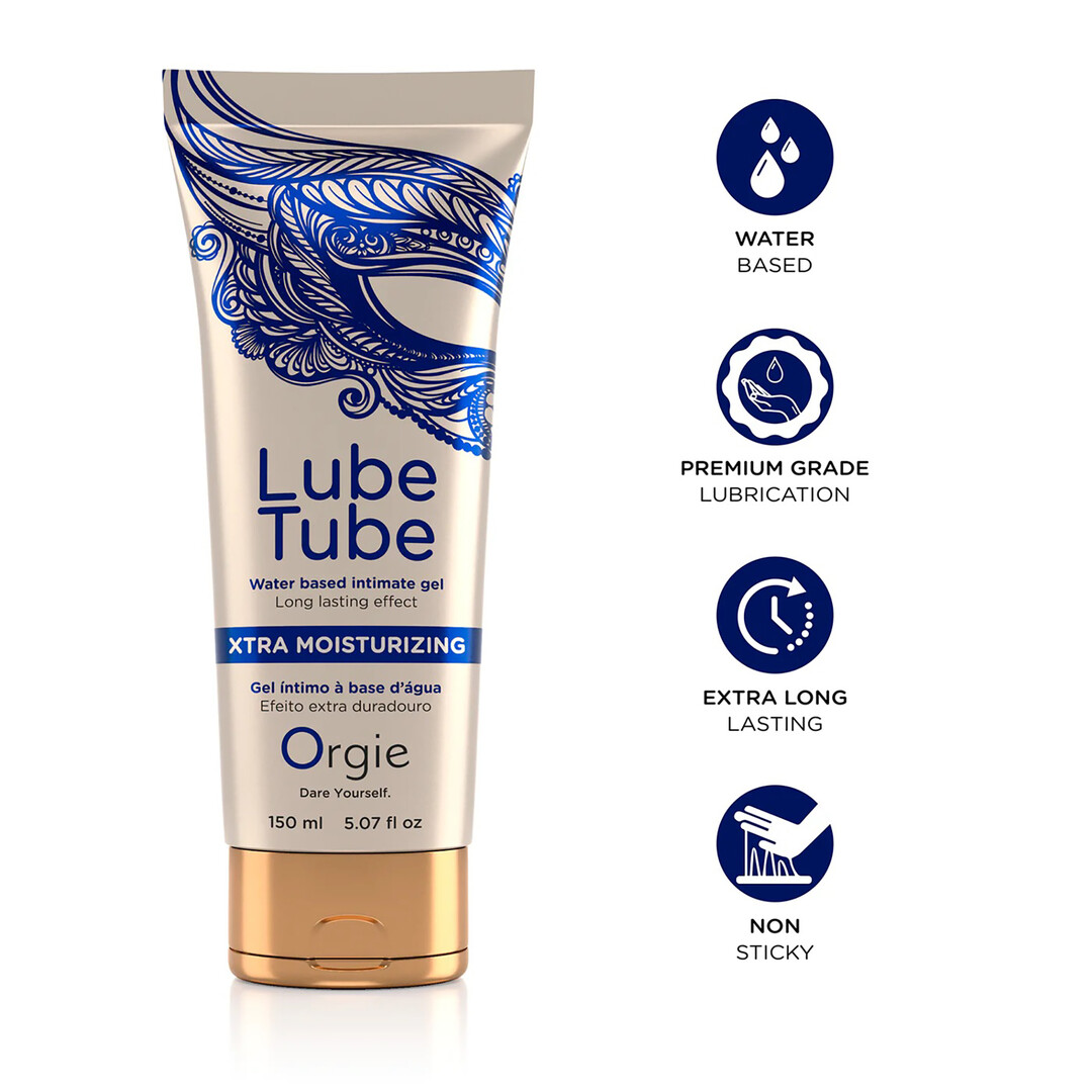 Lube Tube Xtra Lubrication - Waterbased Lubricant - 5 fl oz / 150 ml - Afbeelding 2