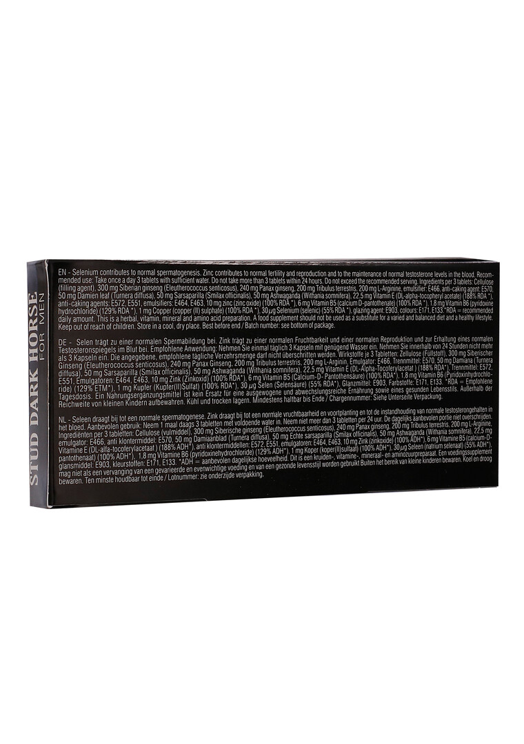 Stud Dark Horse - Erectiepillen - 10 Stuks - Afbeelding 3