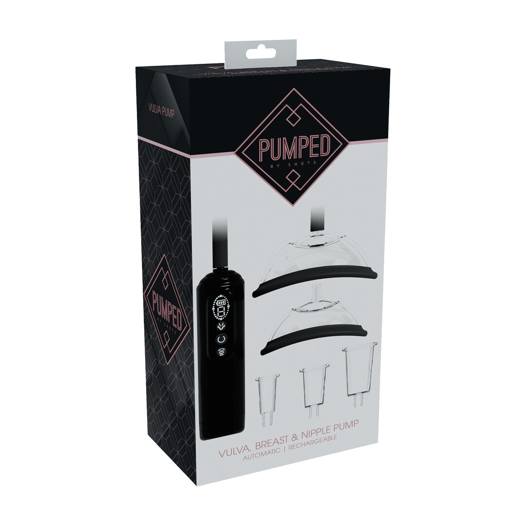 Automatische Vagina Borst- en Tepelpomp - Zwart - Afbeelding 2