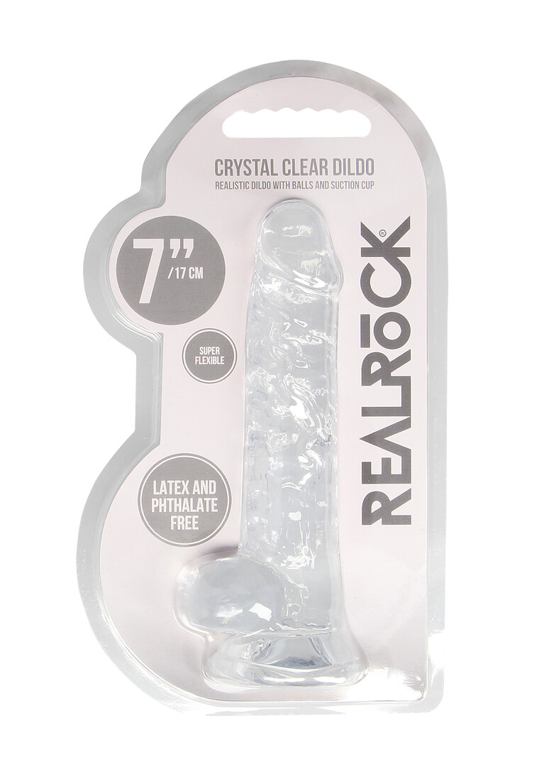 Realistische Dildo met Ballen - 7 / 18 cm - Afbeelding 2