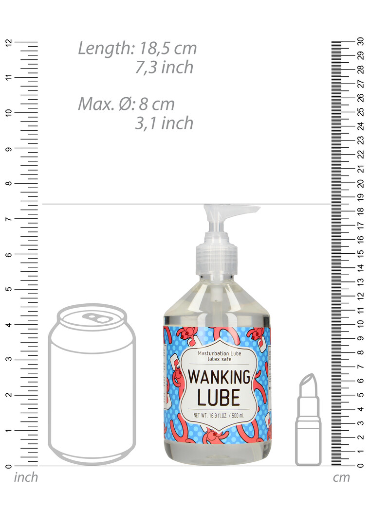 WANKING LUBE - Masturbatie Glijmiddel - 500 ml - Afbeelding 4