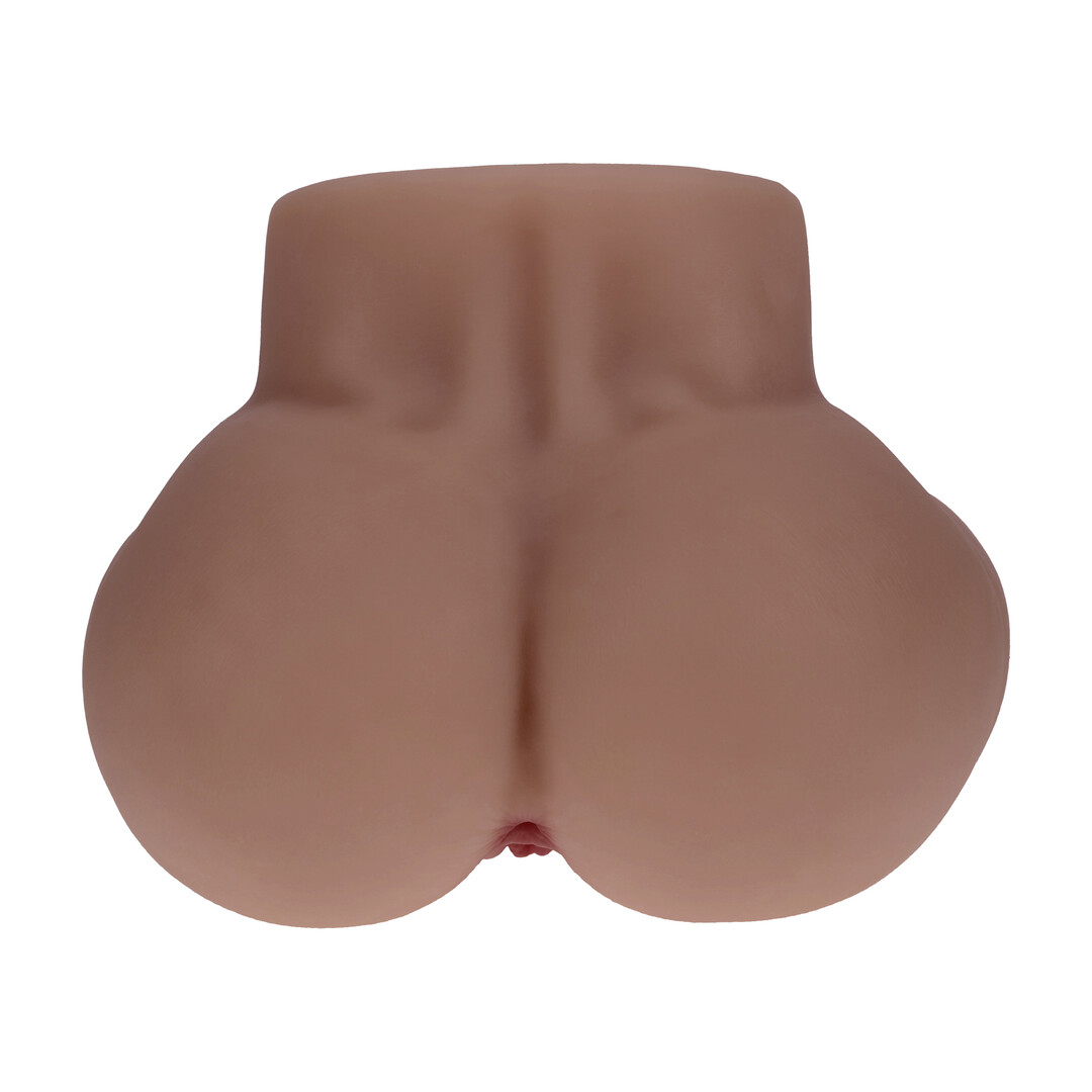 Bodyforms - Kaya Bloom - Dubbele Ingang Vibrerende Masturbator - 2,4 kg / 5,4 lbs - Bruin - Afbeelding 3