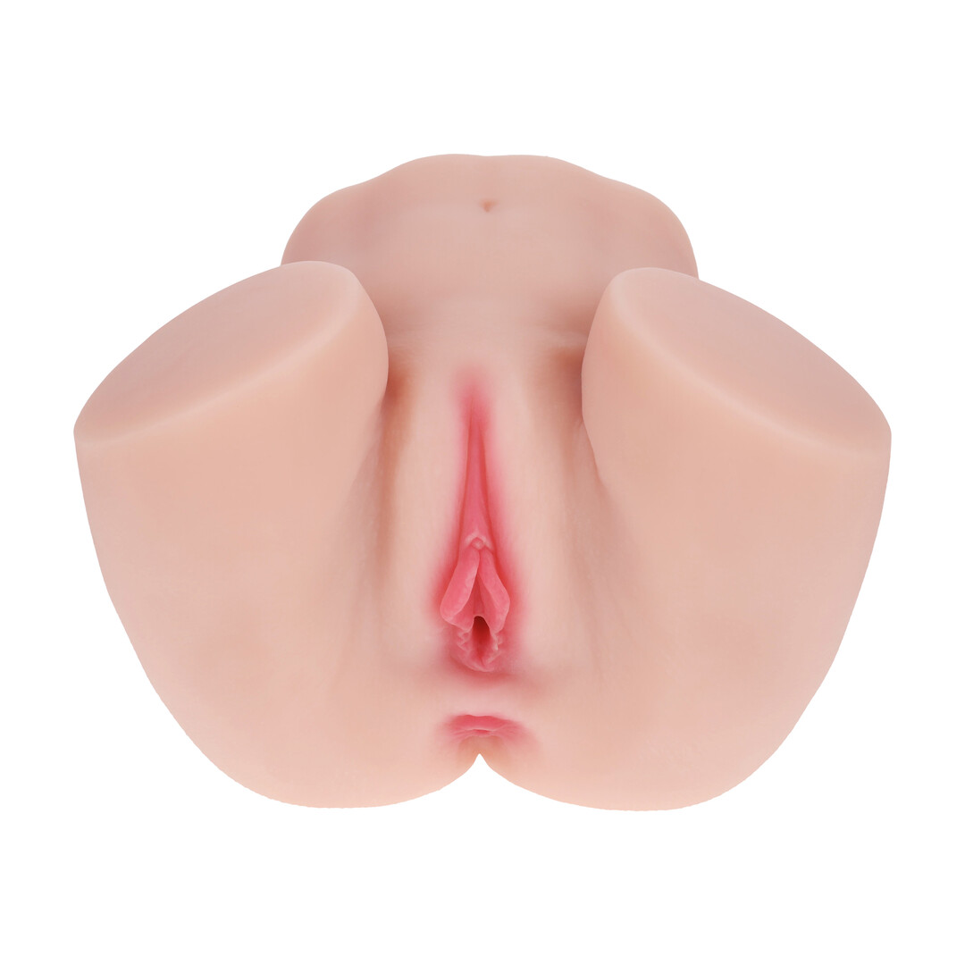 Bodyforms - Mia Hart - Dual Entry Vibrerende Masturbator - 2,5 kg / 5,7 lbs - Vlees - Afbeelding 4